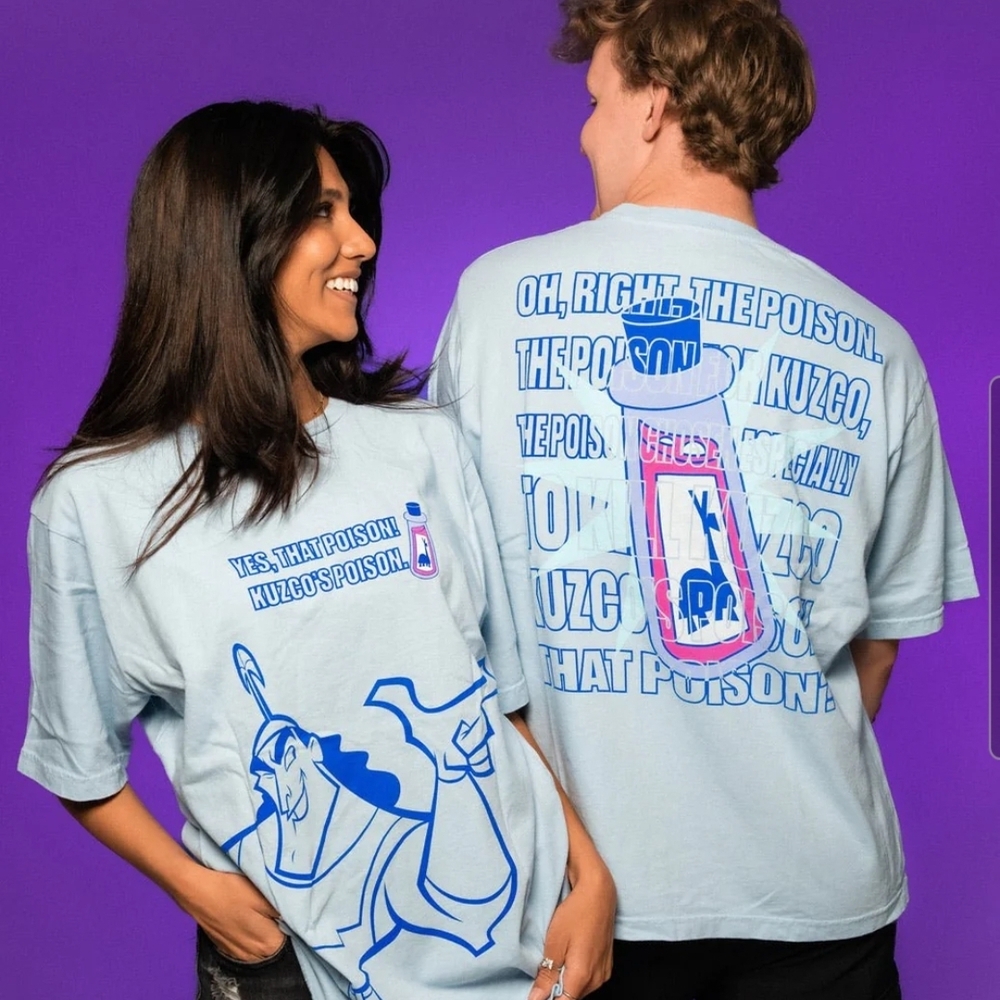 Light Blue Kuzco's Posion T-Shirt
